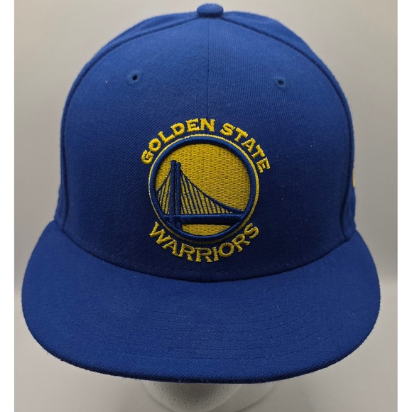 New Era Other - Golden State Warriors New Era 9FIFTY Snapback Hat Royal Blue NBA Flat‎ Bill Cap